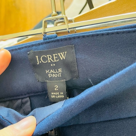 J. Crew The Kallie Pant size 2 in Blue NWT - Picture 11 of 11
